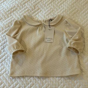 Marsou blouse, cream color, NWT